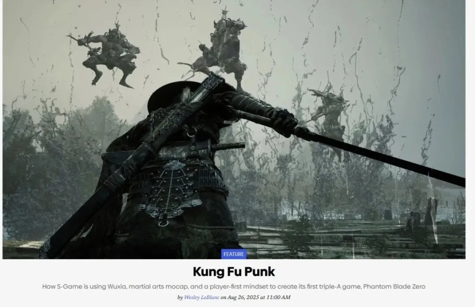 Game Informer开启中国行,深度探访影之刃零独特魅力